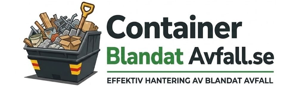 Container för blandat avfall – hyra container med fast pris och snabb leverans